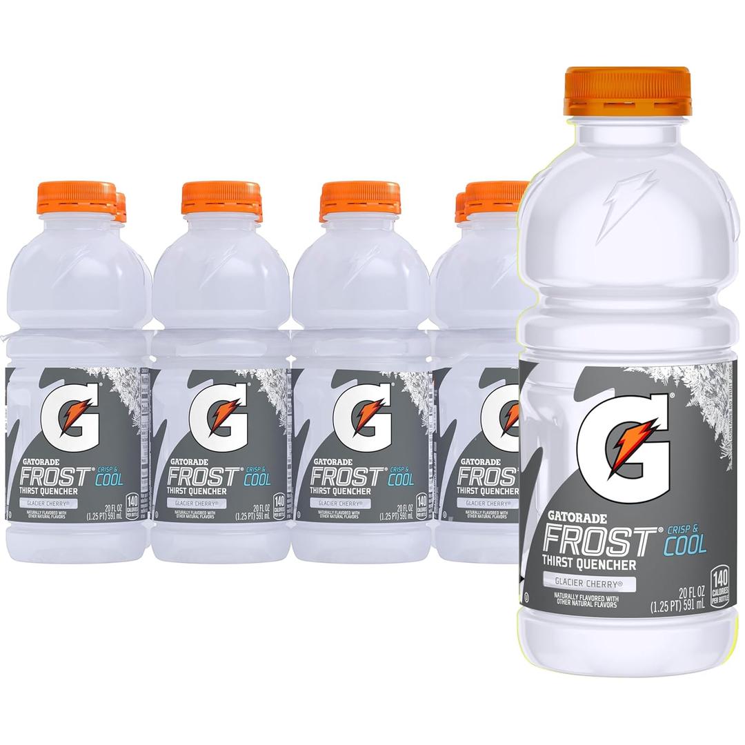 Gatorade Thrist Quencher, Glacier Cherry, 20 Fl Oz (Pack of 8)