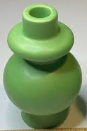 Modern Matte Green Ceramic Candle Holders Taper Candlestick