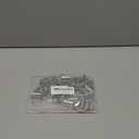 35PCS 1 Inch Key Fob Hardware Bulk,Silver Metal Keychain Wristlet with Key Rings  Easy to Install,