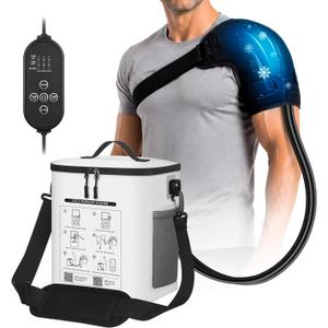 Ice Machine for Shoulder After Surgery, Cold Therapy w/Ergo Pad, Timer