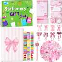 Xqumoi Sticky Notes A5 Hardcover Ruled Journal Notebook Stationery Gift Set