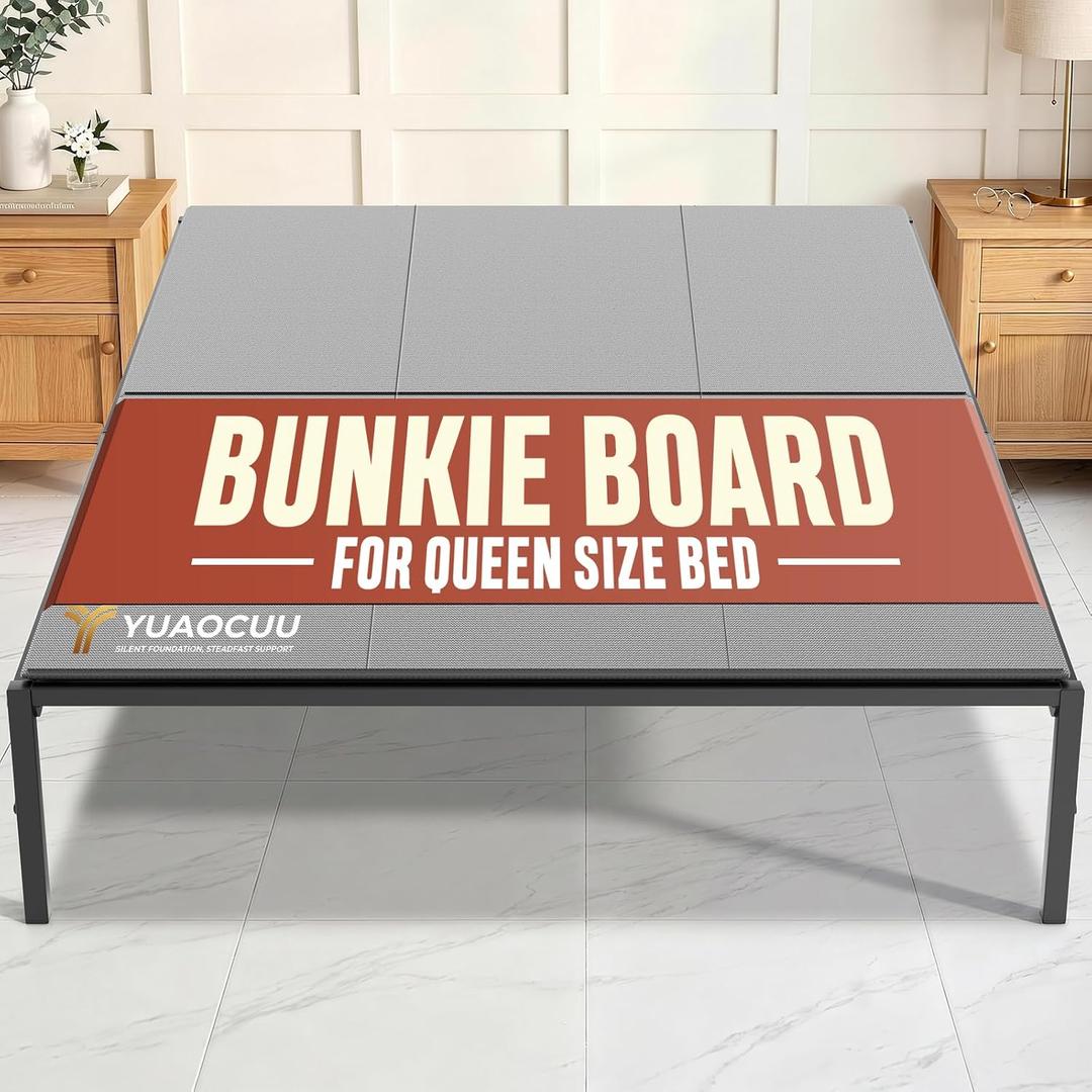 Bunkie Board Queen Size 60x80" 10mm Mattress Support - Heavy Duty Anti-Sag