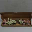 Floroom 5pcs Light Taupe Faux Silk Mums Artificial Flowers, Bulk Fake Small Mini Chrysanthemums with Stems for DIY Wedding Centerpieces Floral Arrangements Vase Fillers Home Decorations