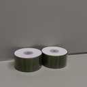 HUIHUANG Moss Green Organza Ribbon 1-1/2" Moss Shimmer Sheer Ribbon for Wedding Gift Wrapping Floral Bouquet Baby Shower Bridal Shower All Types of Crafts - 100 Yards Totally (1.5 inch)