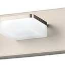 Brushed Nickel Vanity Lights for Bathroom - 3 Light Vanity Light Fixture - Dimmable LED Wall Sconces - Daylight 5500K - Elegant Bath Light Fixtures for Over Mirror