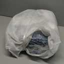 Classic Bean Bag Chair, with Faux Rabbit Fur Cover for Teens and Kids, Memory Foam Bean Bag Chairs, Ultra Soft Faux Fur Fabric, 2.5 feet Round Fluffy Bean Bag Sofa (Blue)