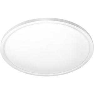 24 Inch LED Flush Mount Ceiling Light, 48W 2700K-5000K 5CCT Adjustable, Super Slim LED Ceiling Light, Dimmable, Round Ceiling Lights for Bedroom Kitchen Living Room, ETL Certified, 1Pack