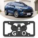 No Drill Front License Frame Compatible with Buick Enclave 2nd gen, Encore GX 2nd gen,k Envision 2nd gen Anti-Theft License Plate Grille Mount Holder Car Tag Covers Rattle-Proof Car Accessories