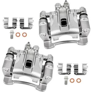 cciyu Rear Left & Right Disc Brake Calipers w/Bracket 19B6390 19B6391