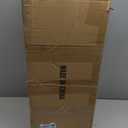 26 in Large Outdoor Wall Lantern, Modern Matte Black Exterior Light Fixtures for House with Clear Glass Shade, Large Outdoor Light Fixtures Wall Mount E12 Base Garage & Porch Wall Light