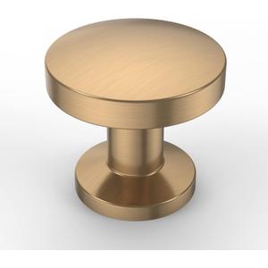 Asidrama 10 Pack Champagne Bronze Kitchen Cabinet Knobs - Dresser & Drawer Knobs - Zinc Finish