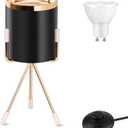 Spot Lights Indoor Floor Lamp, 6W Uplighting Indoor, Floor Can Lights for Plants Pictures Corner Ambient Lighting, Foot Switch, 1 Pack