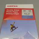 220 Pack Double Sided Photo Paper Glossy Inkjet 8.5x11 32lb 120gsm A4 Letter Size for All Dye Ink Printers