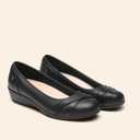 DREAM PAIRS Women's Ballet Flats Business Office Work Dress Shoes Comfortable Dressy Flats for Women, US 8