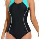 beautyin Women's One Piece Athletic Racerback Swimsuit Slimming Bathing Suit Size (Large)