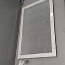 18" x 30" or 30" x 18" Cube Core Eggcrate Return Air Grille - Aluminum Rust Proof - HVAC Vent Duct Cover - White [Outer Dimensions: 19.75 x 31.75]