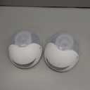 Hands Free Breast Pump Wearable MY375  Strong Suction, Low Noise, Wearable Breastfeeding Pump with 4 Mode &12 Levels, Portable Electric Breast Pump 24mm  19/21/Insert/Flange, 2 Pack (White)