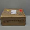 Furnulem Dresser for Bedroom, Tall Nightstand, Vertical Chest with Wood Top, Charging Station, LED Lights, 5 Fabric Bins, Bedside Table with Shelf, Furniture for Entryway (5 Drawer, White)