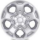 TangMiGe 4-Pack Hubcaps Wheel Covers Compatible with Ford Fusion 2010 2011 2012, AE5Z1130D, 17 inch 17" (Silver Color)