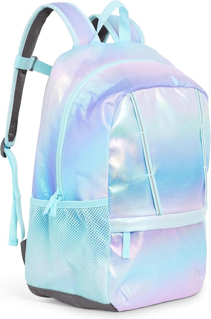 Lands' End Unisex Kids Medium ClassMate Lightweight Durable Elementary School Backpack, Pastel Lilac