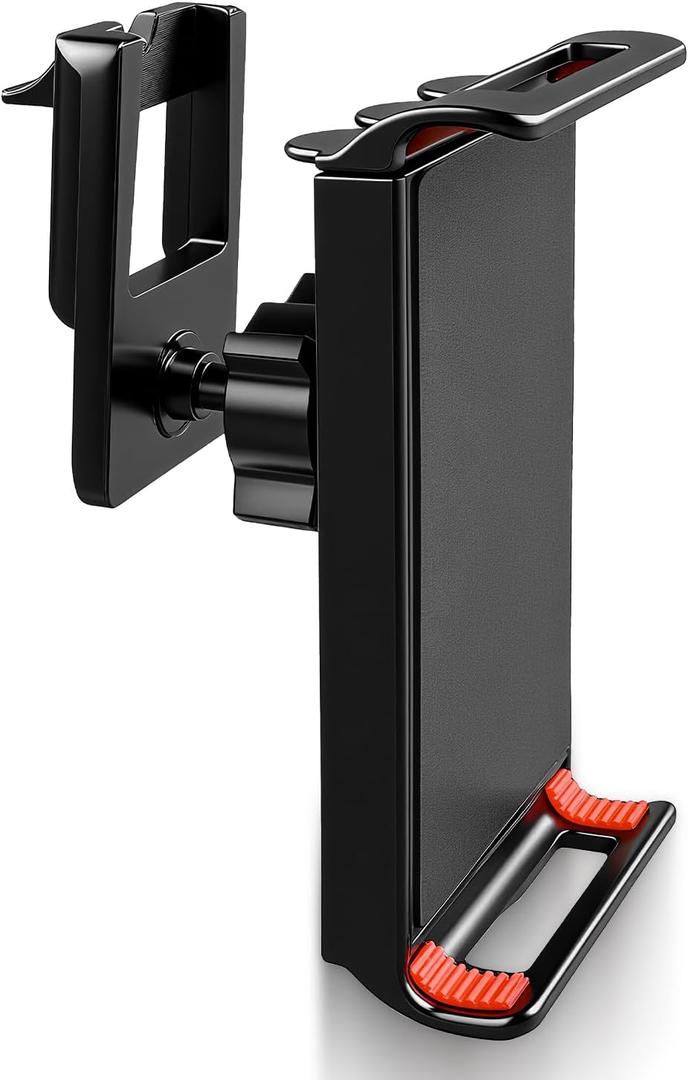 Seat Back Anchor Ball Mount bracket Compatible with Rivian R1T and R1S, Mobile Phone and Tablet Holder Fits Behind Driver or Front Passenger Seat with 17 Millimeters Ball Mount and Tablet Clamp