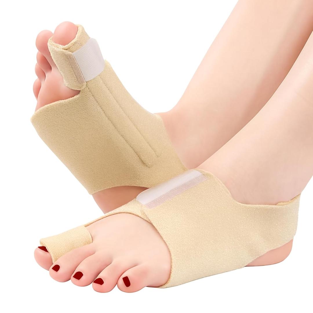 Bunion Corrector Support Brace: Pain Relief & Foot Alignment for Women & Men, 1 Pair for Day & Night Use