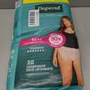Depend Fresh Protection Adult Diapers, Incontinence Underwear for Women, Disposable, Maximum, Medium, Blush, 30 Count