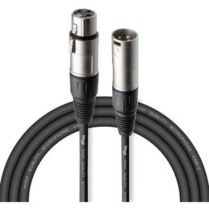 3m High Quality XLR Microphone Cable - XLR - Black