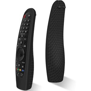 Silicone Protective Case for LG MR20GA MR19BA MR18BA MR650A MR600 Remote Control, Anti-Slip Cover for LG AKB75855501 Magic Remote Skin Protector,Black