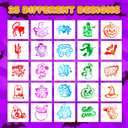 ArtCreativity Halloween Stamps for Kids, Pack of 25 Assorted Pre-Inked Spooky Stampers, Best for Party Favors, Goodie Bag Fillers, Trick or Treat Toy Supplies, Birthday Gift Bags, Pumpkin Stamp