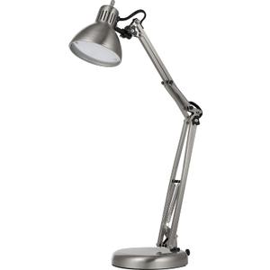 Lorell 4.5-watt LED Bulb Architect-Style Lamp (18" x 6" x 6", Silver)