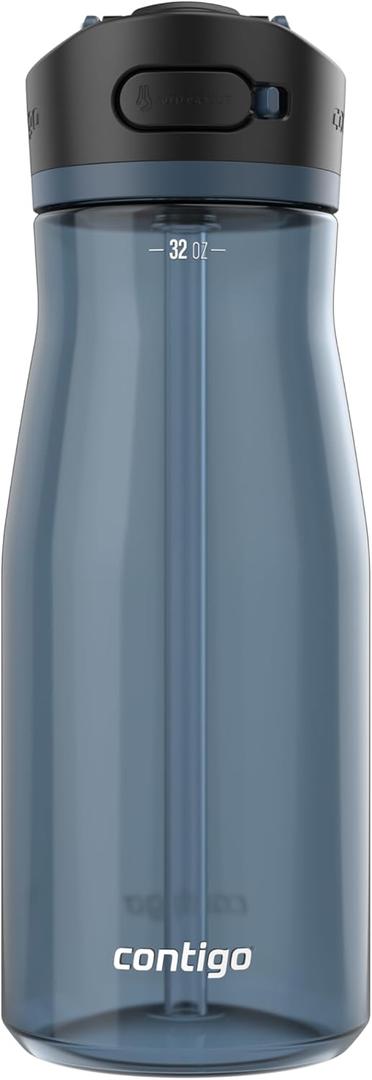 Contigo Ashland Water Bottle, 32 oz, Blueberry (32oz (Pack of 1))
