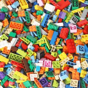 300 PCS Building Bricks Compatible with Lego Classic - 300 Pieces Basic Bulk Building Blocks in Random Color - Mixed Shape (300PCS)