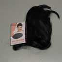 Cosplay Long Black Wig 28 Inch Middle Part Synthetic Wig Realistic Gifts Party Wigs for Women Daily Use Colorful Wigs (Black)