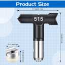 Zhengmy 12 Pcs Airless Paint Sprayer Tips Reversible Spray Tips Nozzles Tip Paint for Airless Sprayer Gun House Painting Fences(109, 111, 209, 211, 311, 315, 411, 415, 515, 517)