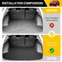 JTYZSM Trunk Mat for 2023-2026 Honda HRV Rear Cargo Mat All Weather Protector Cargo Liner for 2023 2024 2025 2026 HR-V Accessories