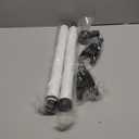 Heavy Duty Sliding Door Security Bar, Adjustable 23"-47" Security Window Stopper Jammer for Home & Travel, Door Lock Stick Bar with Anti-Slip 360 Base Fits All Floors, Hotel/Apartment Safety Device (1 Pack)