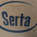 Serta Goose Feather Down Fiber Comforter Queen Size - 100% Cotton Cover Duvet Insert - Hotel Luxury Hypoallergenic Bedding Comforter All Season Medium Warmth 90 x 90 Inch White