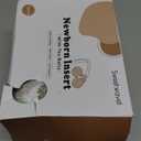 Infant Insert Compatible with 4moms Mamaroo Swing and Infant Carseat, Including 3 Replacement Balls, Reversible Newborn Insert for Baby Swing, Stroller, Bouncer, Soft Fabric - Leaf