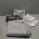 QPAU Inflatable Toddler Travel Bed with Tent  Lightweight Blow Up Kids Air Mattress with Hand Pump  Indoor & Outdoor Portable Sleeping Solution for Camping, Travel, Home, Grandmas  Ages 3+ (A-Khaki Gray)