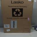 Lasko Oscillating Cyclone Pedestal Fan, Adjustable Height, Timer, Remote Control, 3 Speeds, for Bedroom, Living Room, Home Office, 18", Black, 1843