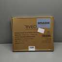 RIVECO 2 PCS 1U Server Rack Shelf 19 Rack-Mount Trays 16 Inches Vented Cantilevers for Server & Network Equipment Mounting, (40 CM) Depth, Black