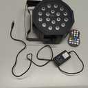 U`King 36W Wireless Uplights, 18 LED RGB Stage Lights, DMX512 & Sound-Activated Rechargeable Par Lights, LED Par Can for Party Event Wedding Show