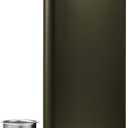 GENNISSY Silver 18/8 Stainless Steel 10OZ Hip Flask - Flasks for Liquor with Funnel(Green)