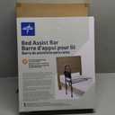 Medline Bed Assist Bar with Storage Pocket, Height Adjustable Bed Rail for Elderly Adults, Assistance for Getting In and Out of Bed at Home