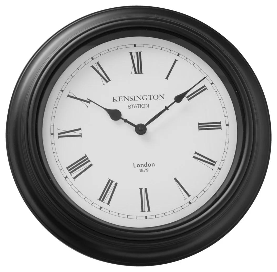 DI CA 24" E2 BLACK WALL CLOCK