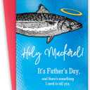 30 x Fishing Fathers Day Card Gifts for Men, Fisherman Cards Gift for Dad, Husband, Son, Brother, Grandpa, Grandfather Perfect Pun Father's Day for Fishing Lovers, Mix