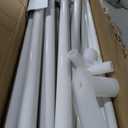 Mengersi Canopy Bed Frame Queen Size,Bed Canopy Frame Post Poles,Canopy Bed Curtains Frame Bracket Fit for Metal Bed Wood Bed Bedroom Decor,White