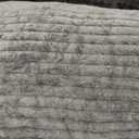 Folding Sofa Bed, Convertible Sleeper Chair Couch Bed Faux Rabbit Fur for Adults, with Back Support Floor Couch Comfy Floor Sofa for Living Room Bedroom, Dark Grey, Single