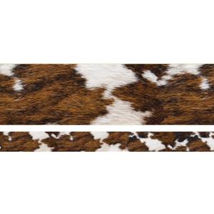 Eureka 846365 Wild Wild West Cowhide Extra Wide Decorative Classroom and Bulletin Board Trim for Teachers, 3.25" Wide with 37 Feet Total, Multicolor, 12 Strips